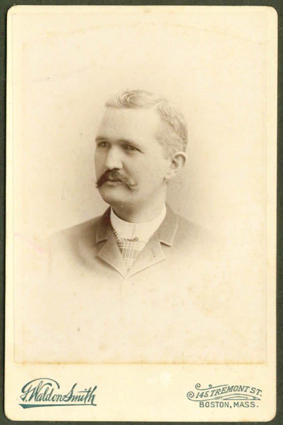 Teacher Mr Ward Cushing Academy Cabinet 1889 Ma