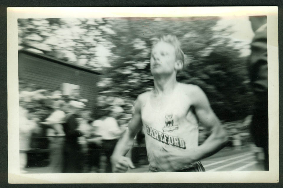 Harold The H Hilliard runs 880 Greater Hartford Track Meet 5/30 1942 photo