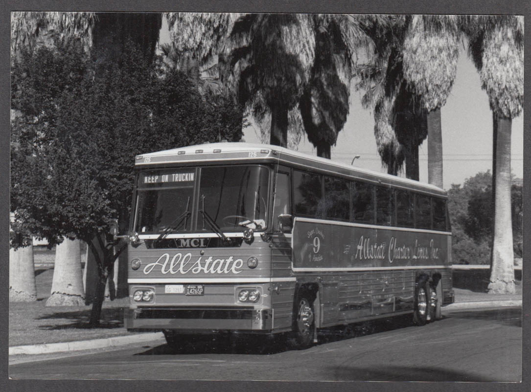 Allstate Charter Lines MCI Motor Coach Bus photo Super Coach 9