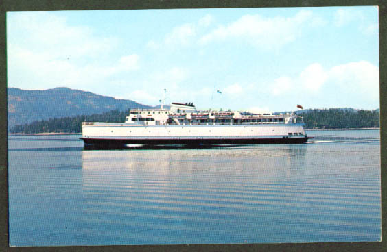 MV Sydney & Tsawwassen Victoria BC Postcard 1962