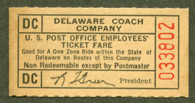 delaware-coach-co-us-post-office-employee-ticket