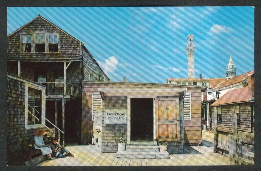 Eugene O'Neill's Provincetown Playhouse Cape Cod MA postcard 1950s