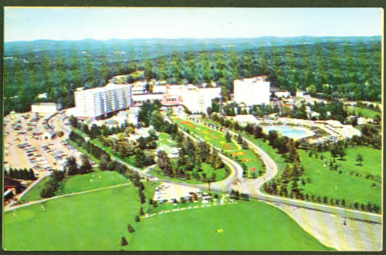 Concord Hotel Kiamesha Lake Ny Postcard 1966