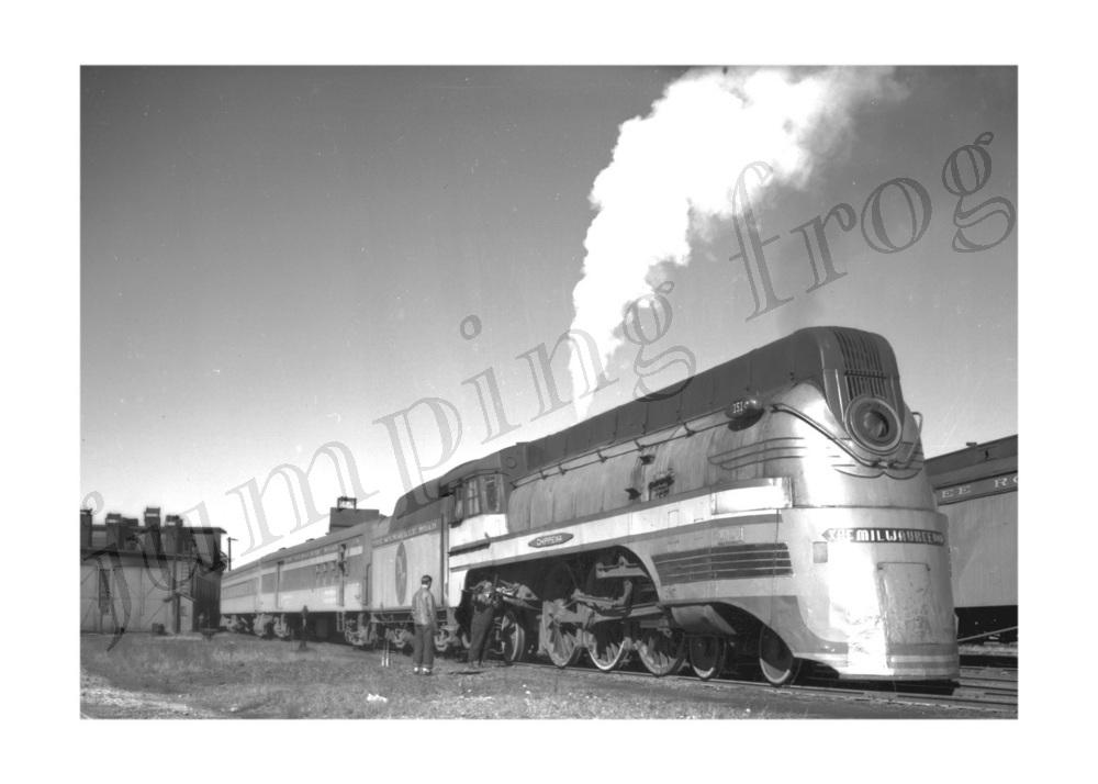 Milwaukee Road Chippewa Railroad 4 6 2 steam locomotive 151 5x7 photo