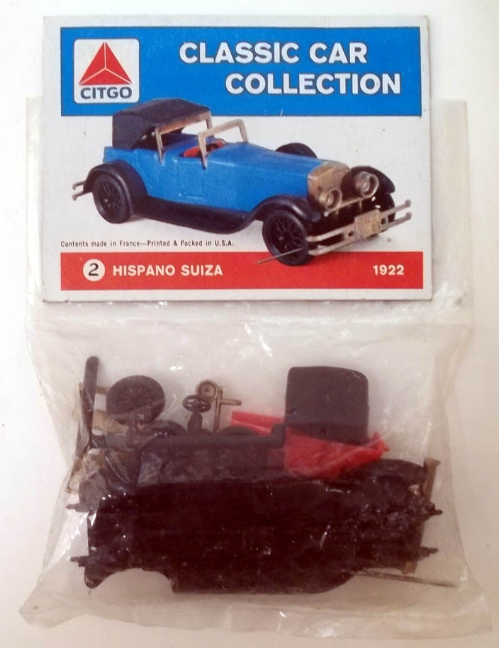 CITGO Classic Car Collection plastic model 1922 Hispano Suiza