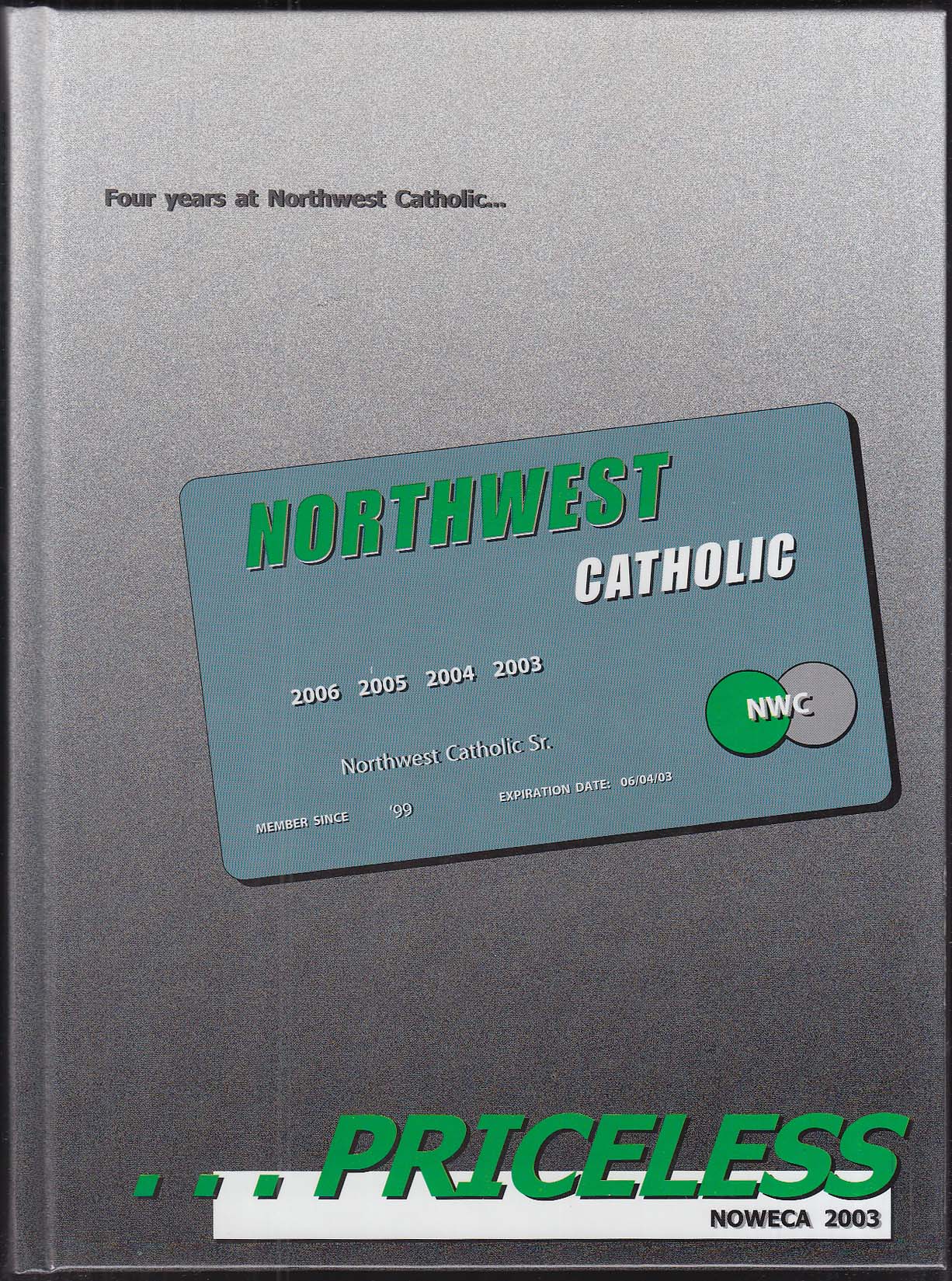 NOWECA 2003 Yearbook Northwest Catholic High School West Hartford CT