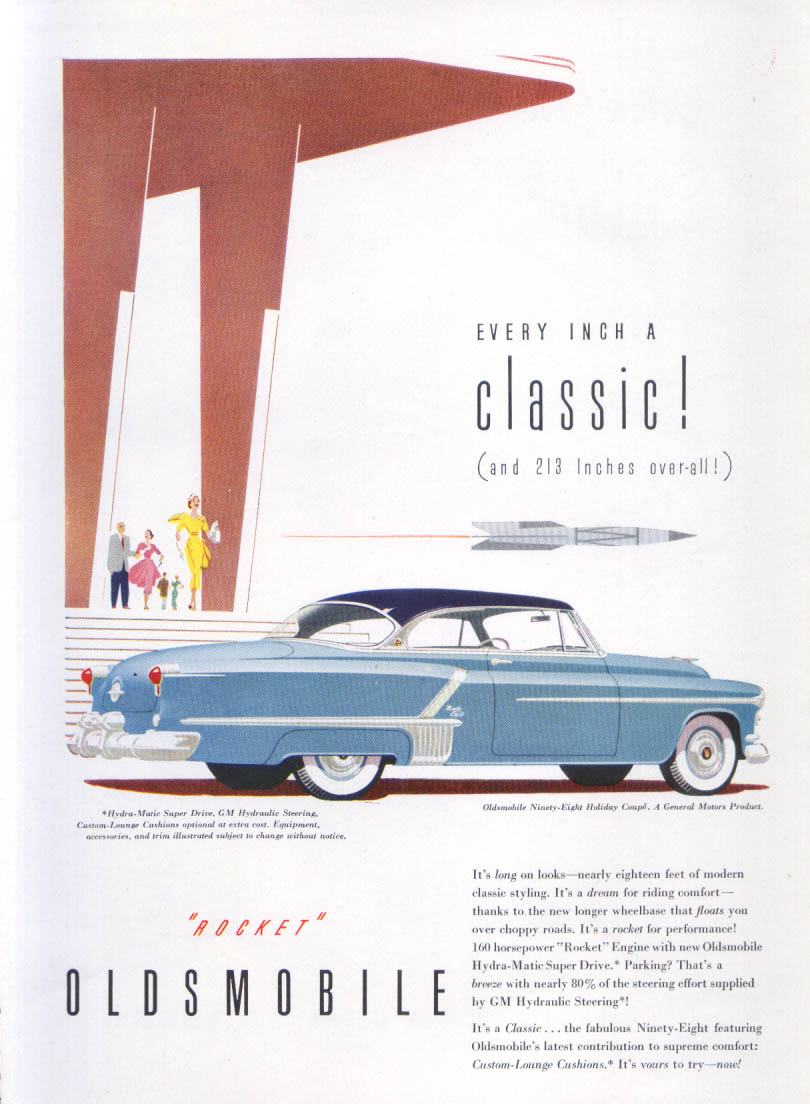 Every inch a classic Oldsmobile 98 ad 1952