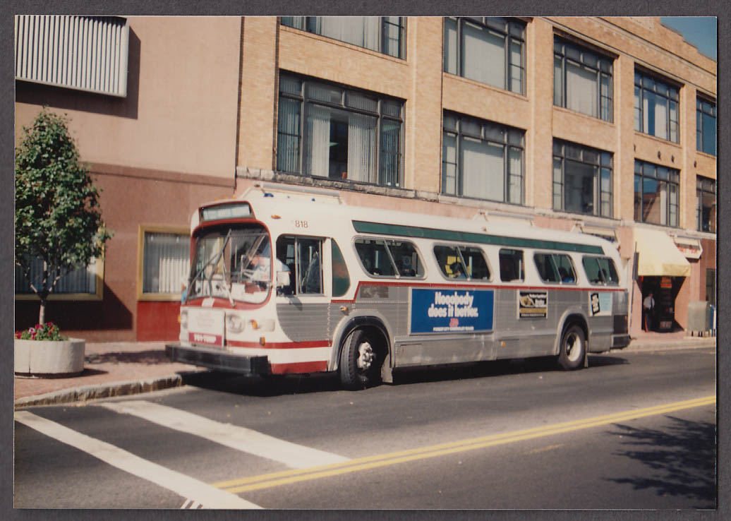 Greater Portland Transit GMC #818 bus snapshot Portland ME 1988