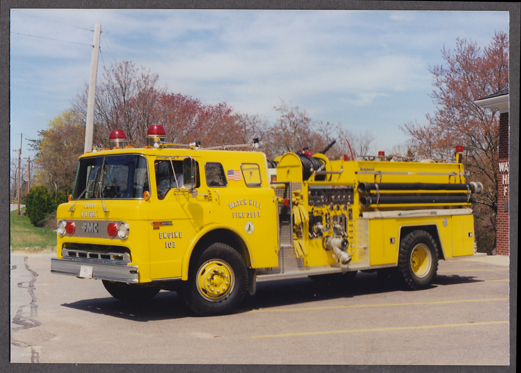 Watch Hill RI FD FMC Pumper Engine #103 fire truck photo