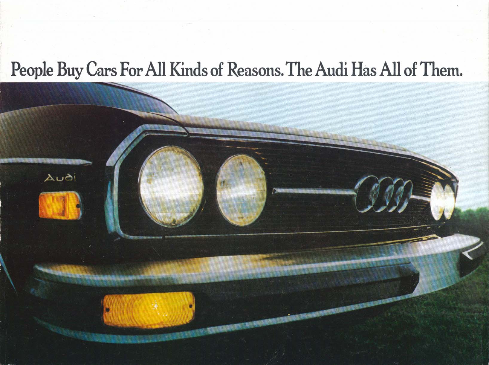 1975 Audi 100LS sales brochure