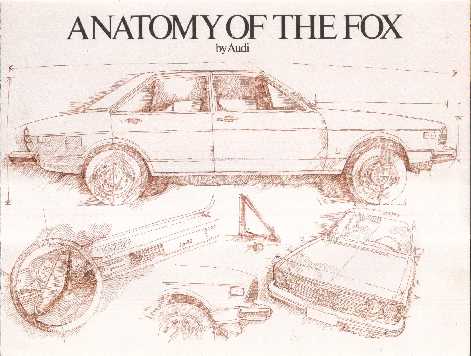 1977 Audi Fox sales brochure