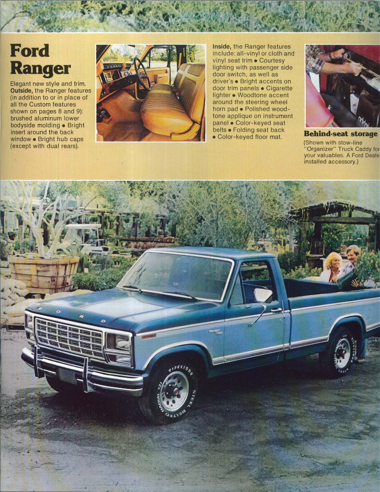 1980 Ford Pickup sales brochure: Flareside SuperCab Six-Wheeler Ranger ...