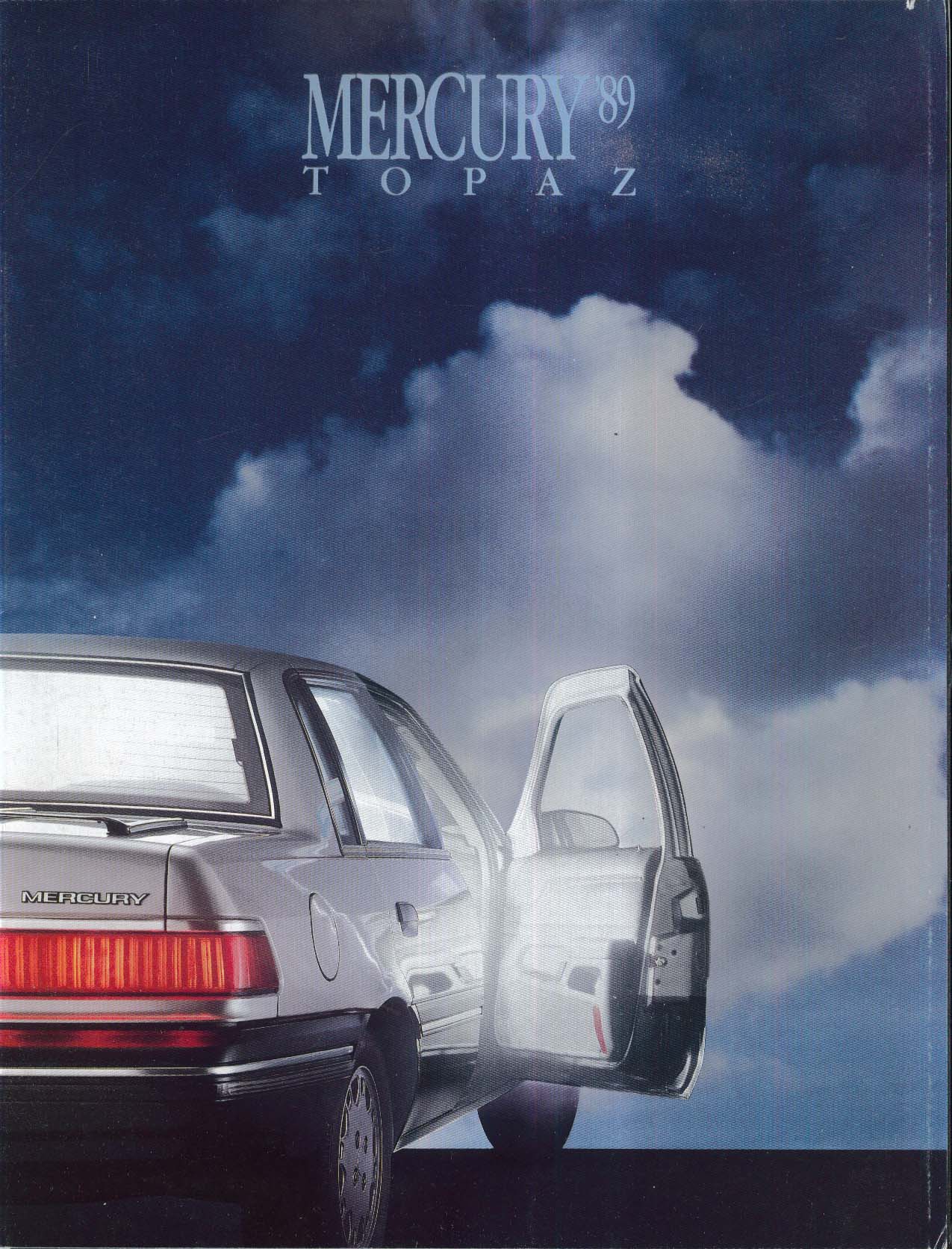 1989 Mercury Topaz sales brochure