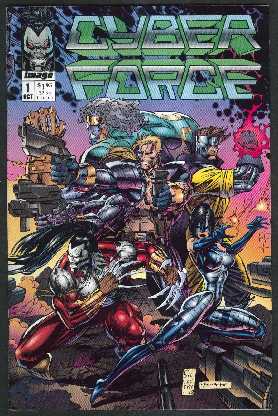 CYBER FORCE #1 Image comic book 10 1992 1st printing