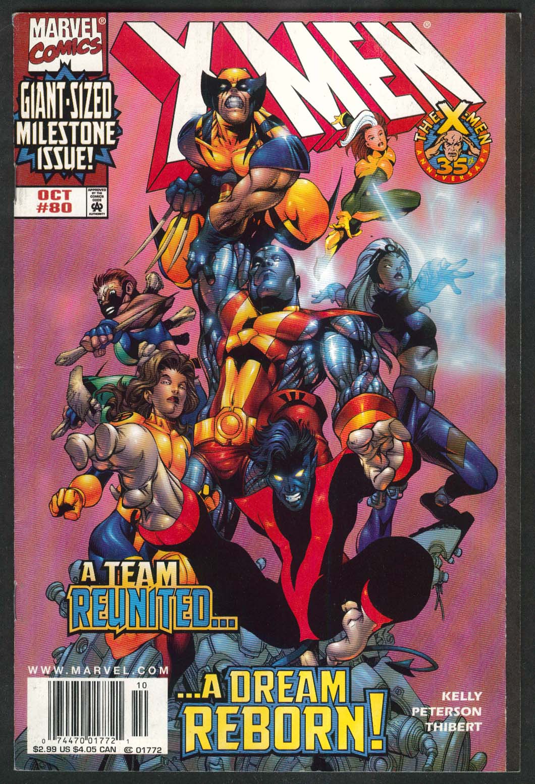 X-MEN #80 Marvel comic book 10 1998