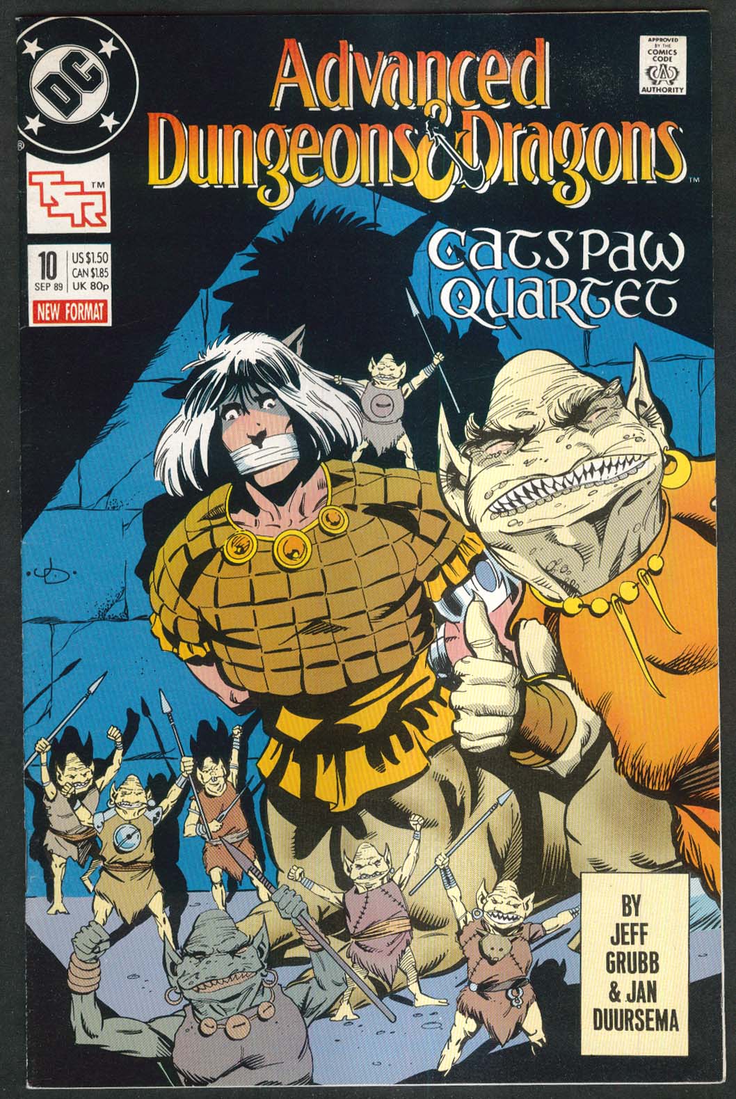 ADVANCED DUNGEONS & DRAGONS #10 DC comic book 9 1989 TSR