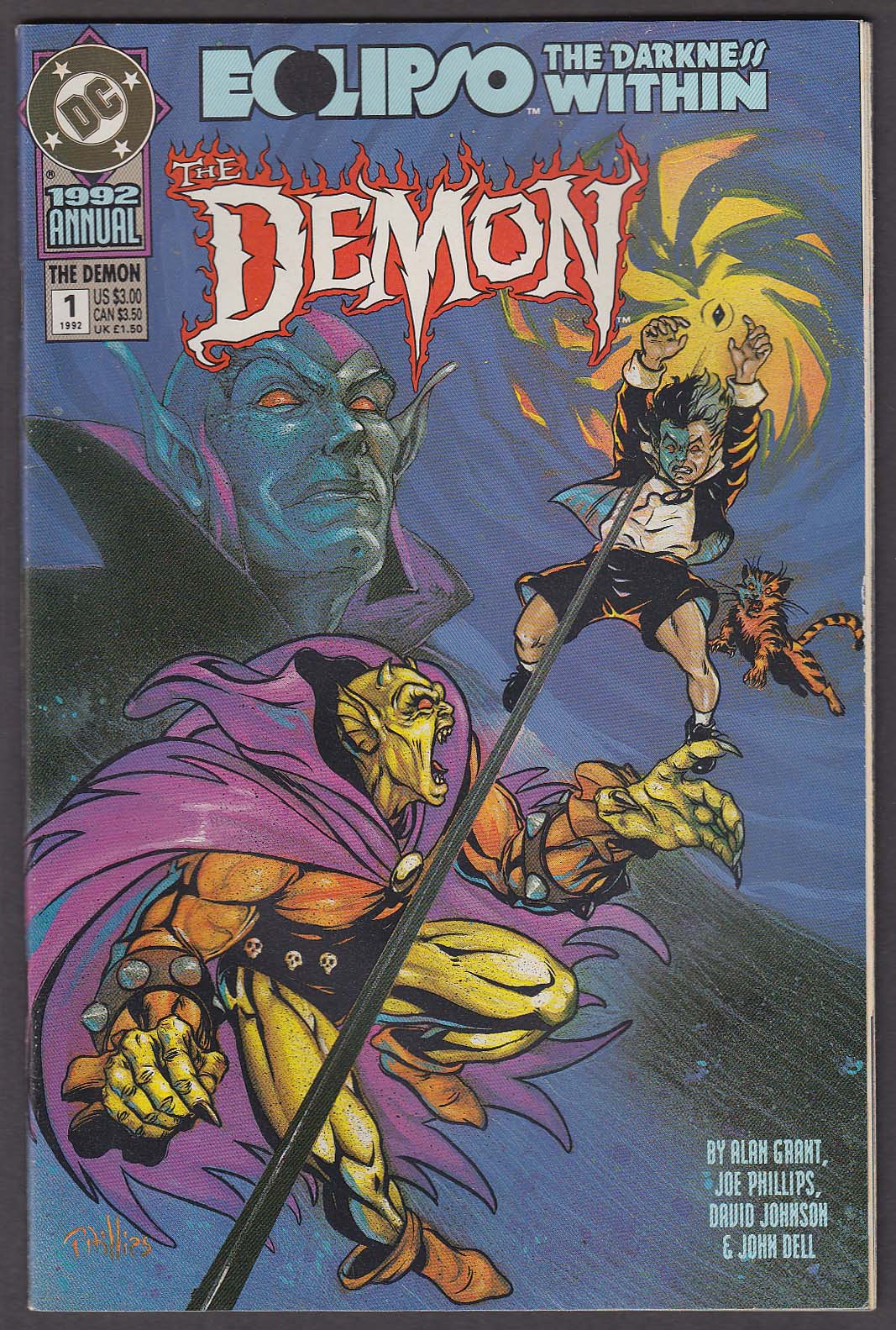 DEMON ANNUAL #1 DC comic book 1992