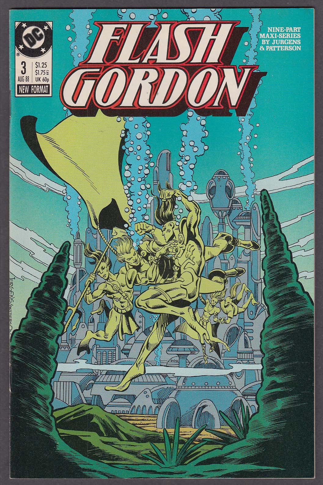 FLASH GORDON #3 DC comic book 8 1988