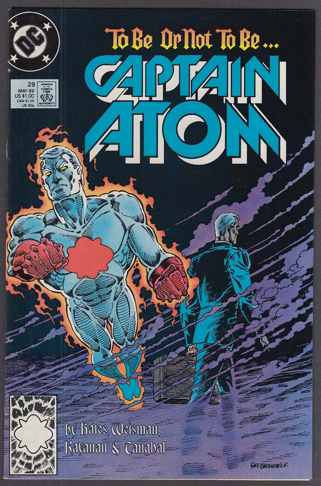 CAPTAIN ATOM #29 DC comic book 5 1989