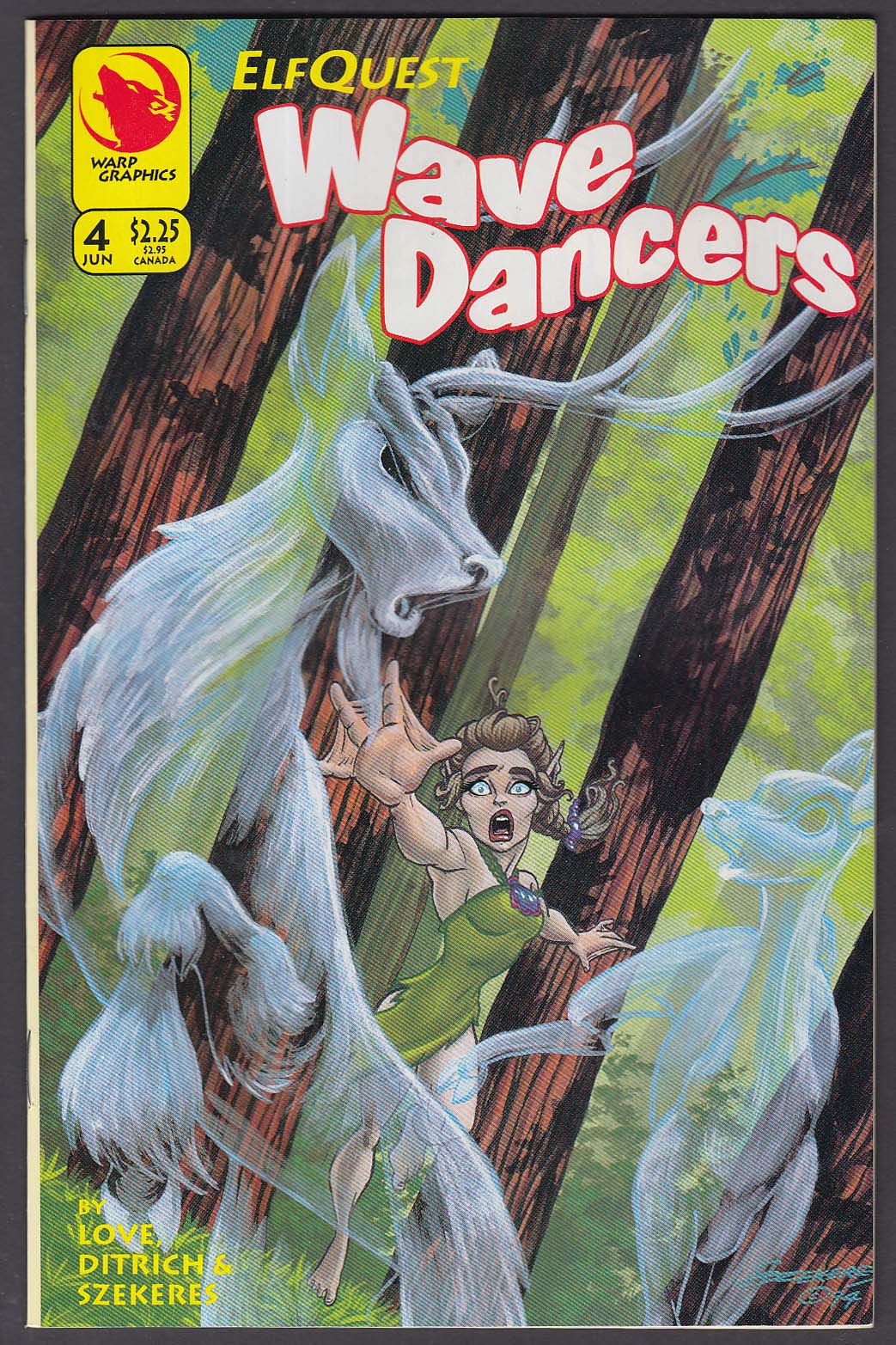 ELFQUEST Wave Dancers #4 Warp Graphics comic book 6 1994