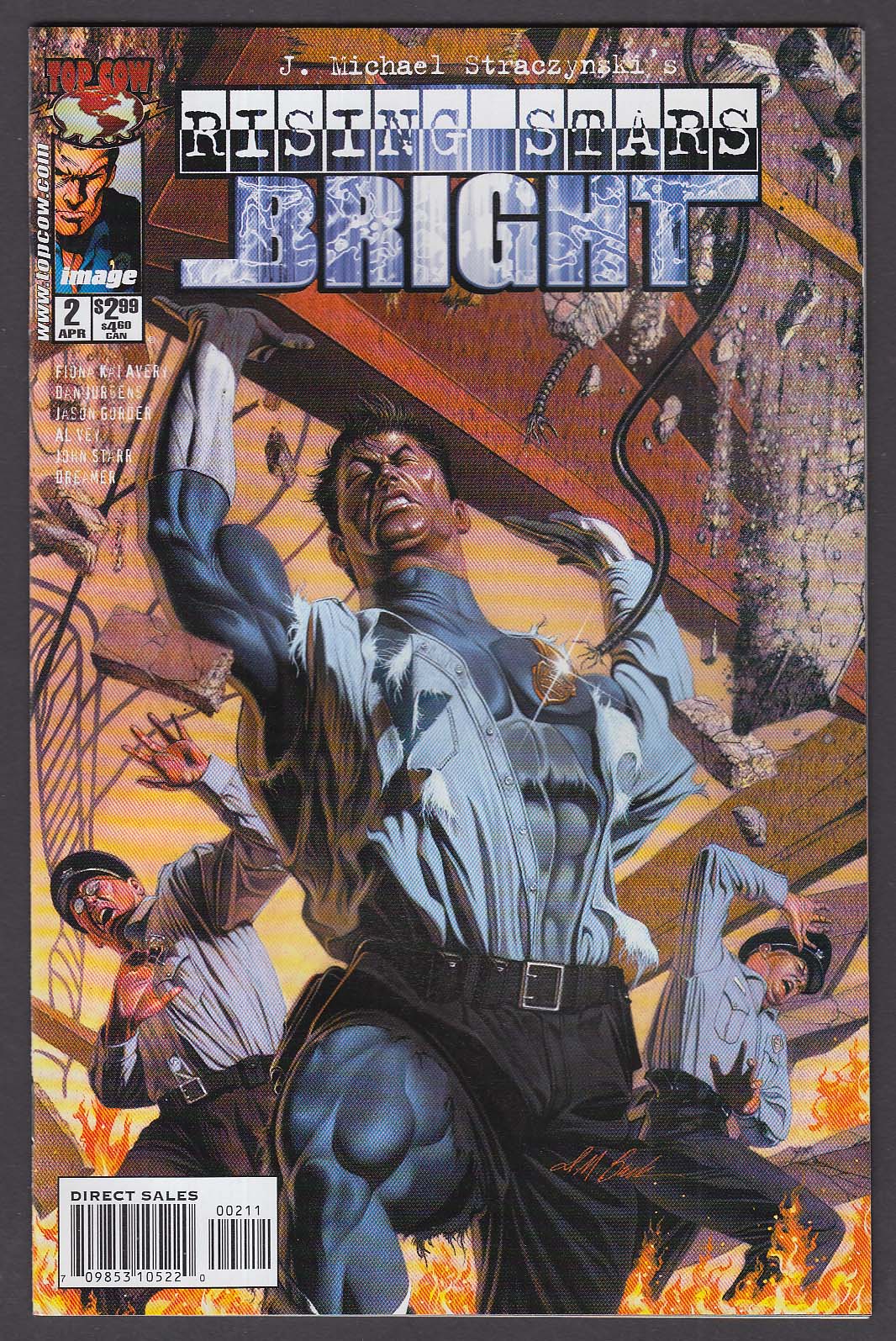 RISING STAR BRIGHT #2 Image comic book 4 2003 1st printing