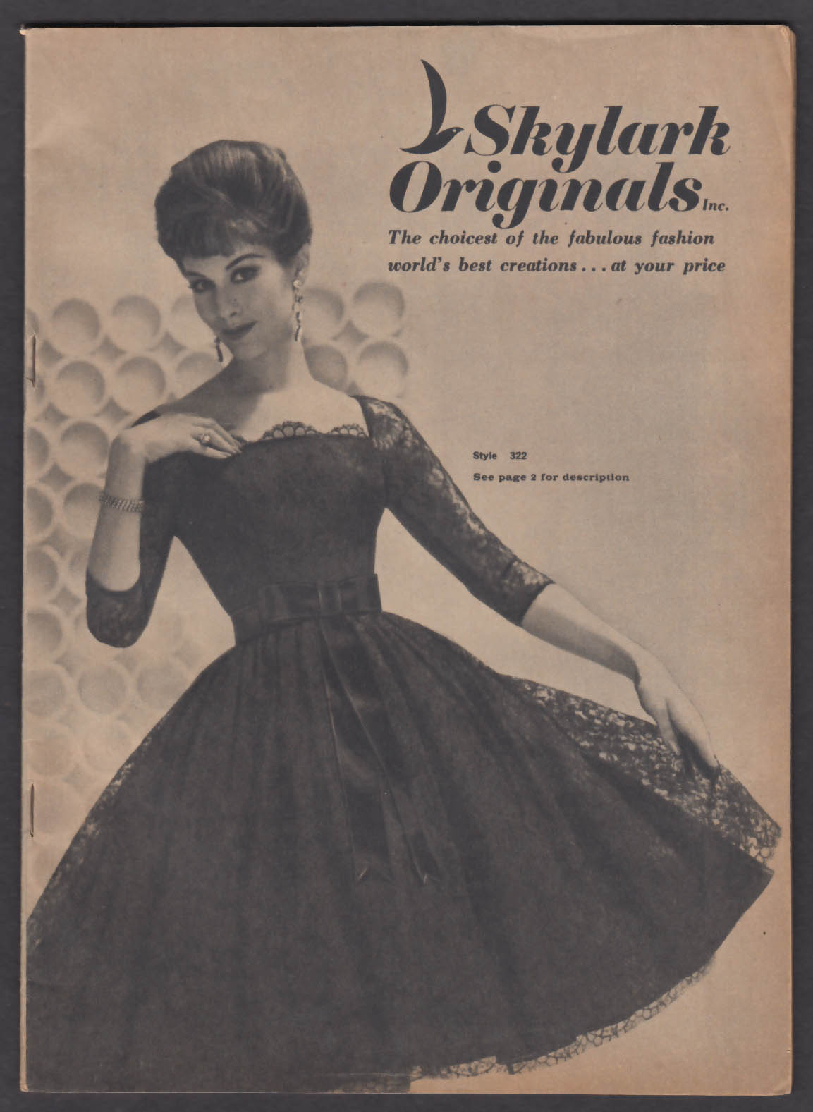 Skylark Originals Women's Fashion catalog 1961