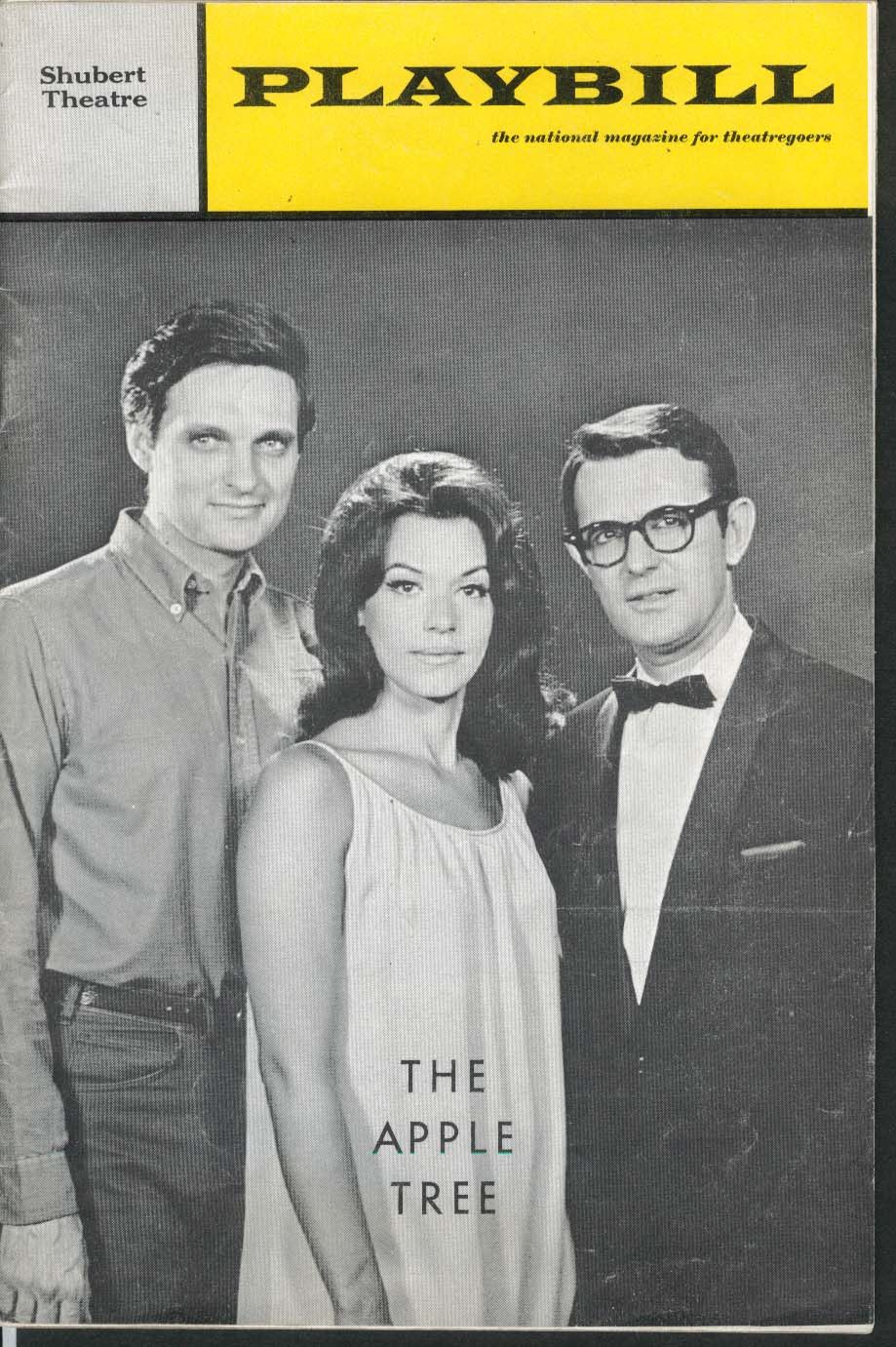 The Apple Tree Playbill 8 1967 Alan Alda Carmen Alvarez Mike Nichols 