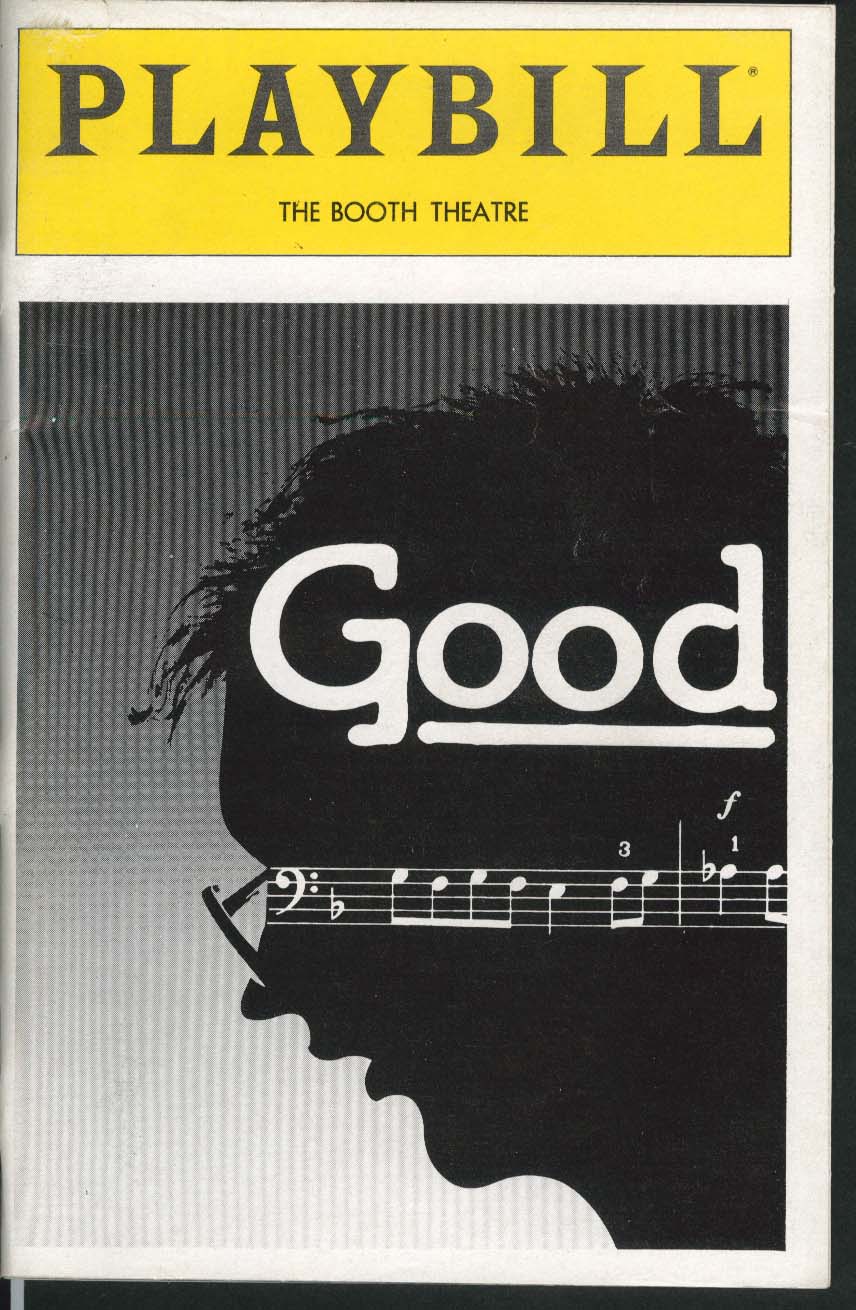 Good Playbill 11 1982 Alan Howard Felicity Dean David Howey Booth 