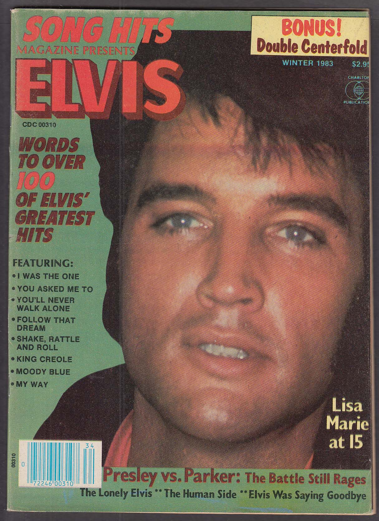 Song Hits presents Elvis 1983 Lisa Marie lyrics etc