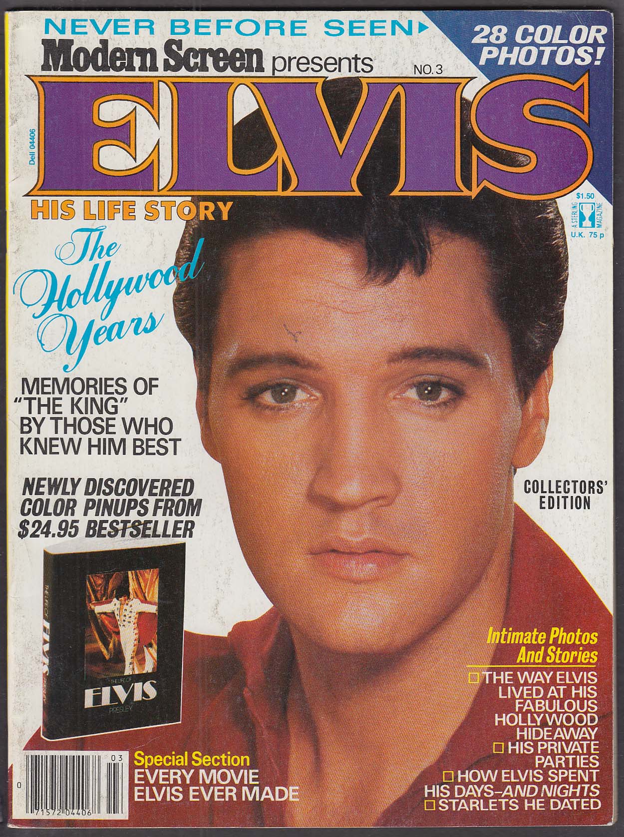 Modern Screen Presents Elvis #3 Sterling 1979