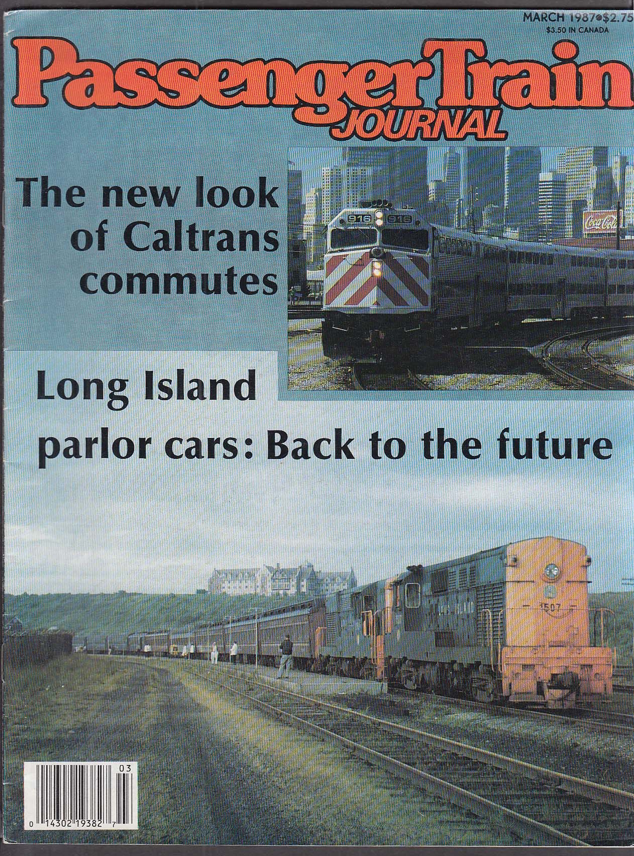 PASSENGER TRAIN JOURNAL Caltrans commuter trains, Long Island parlor ...