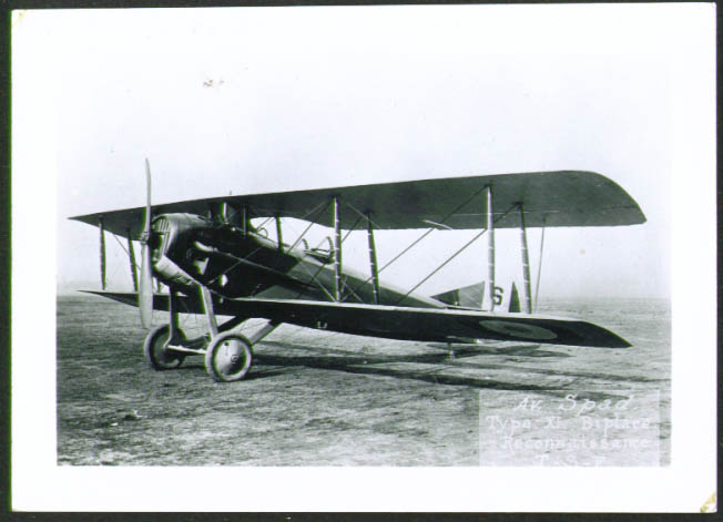 Spad XI biplane photograph Germany 1910s