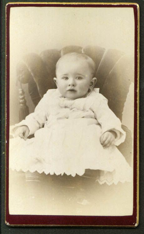 Jacobs baby 1-yr old CDV Freeman's: Westboro MA