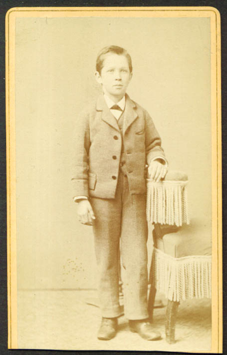 Youth Walter Young ? CDV New York Gallery San Francisco