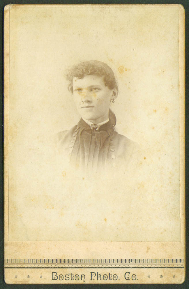 Mary A Gordon cabinet card Boston Photo Co MA