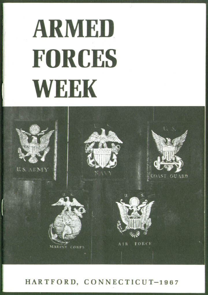 Armed Forces Week Hartford CT Program 1967