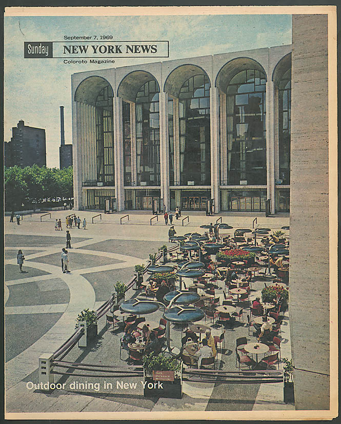 Sunday New York News Julian Bond Cooperstown Lincoln Center 9 7 1969