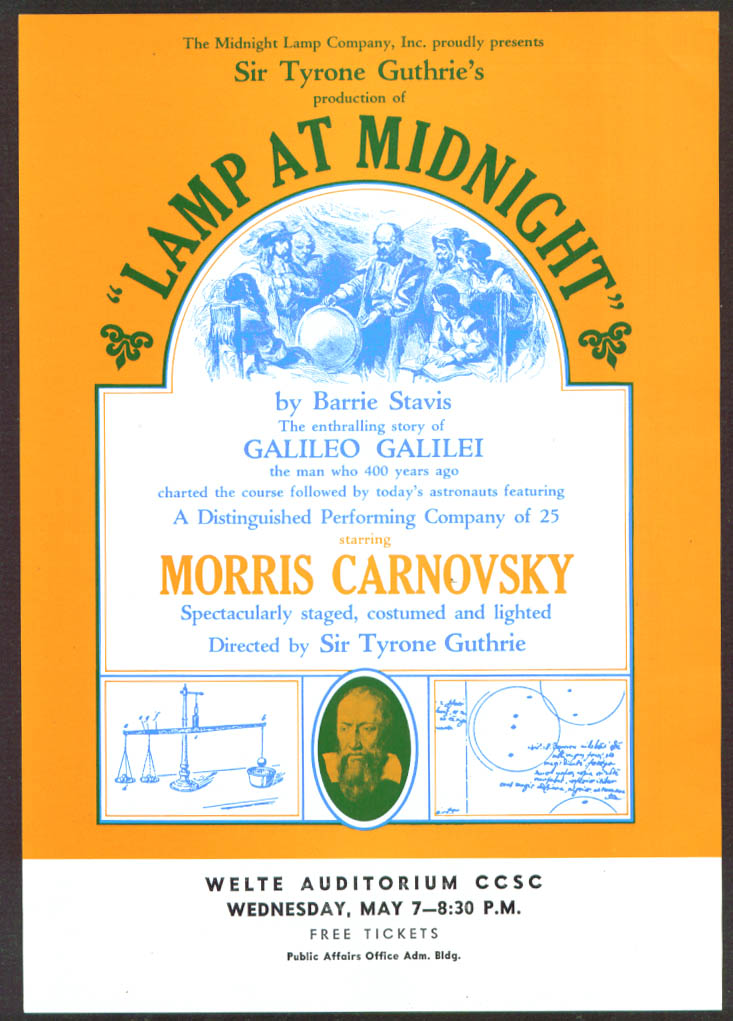 Carnovsky Lamp at Midnight Flyer Welte New Britain 60s