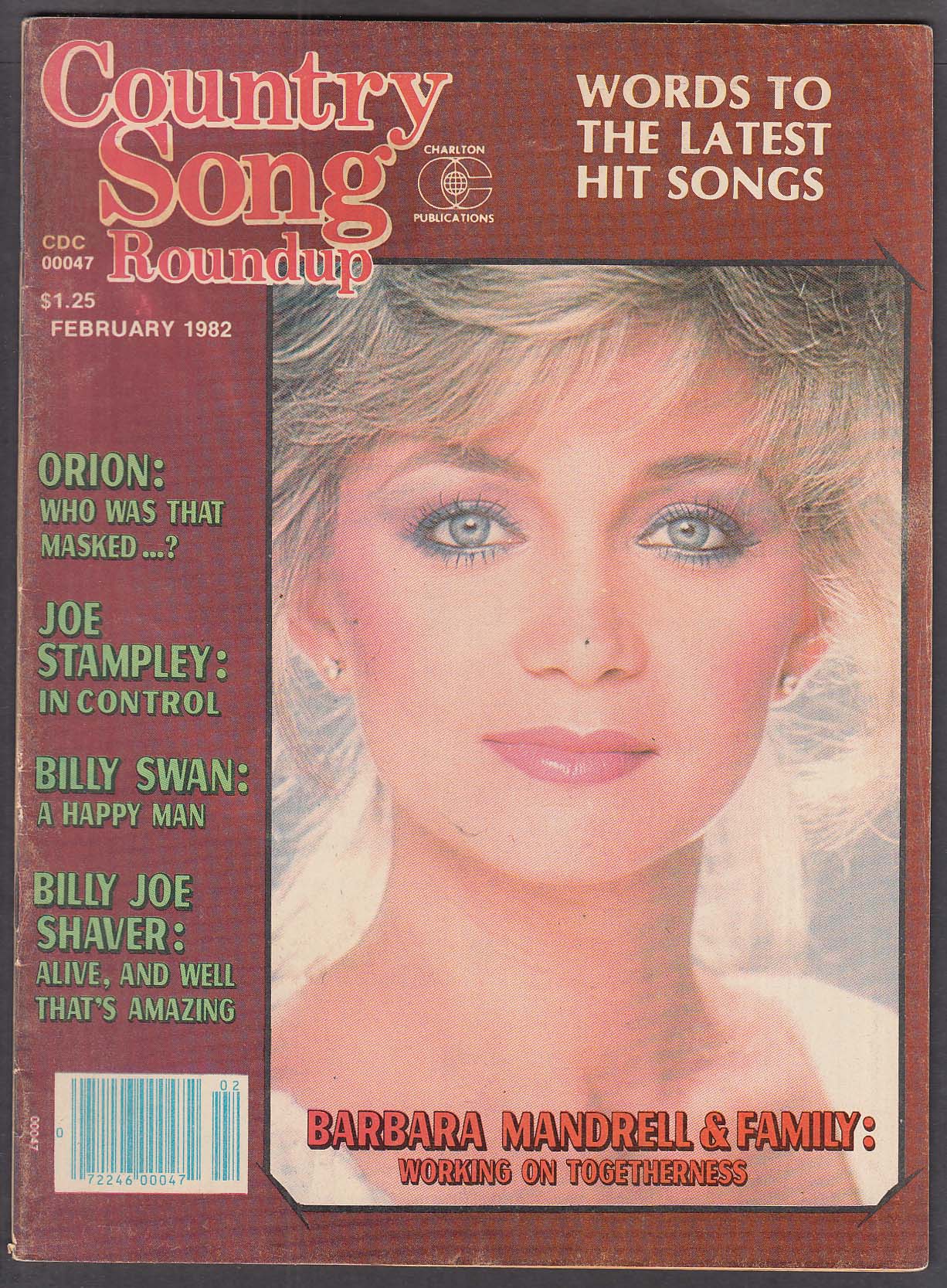  SONG ROUNDUP Barbara Mandrell Shaver Billy Swan Orion ++ 2 1982
