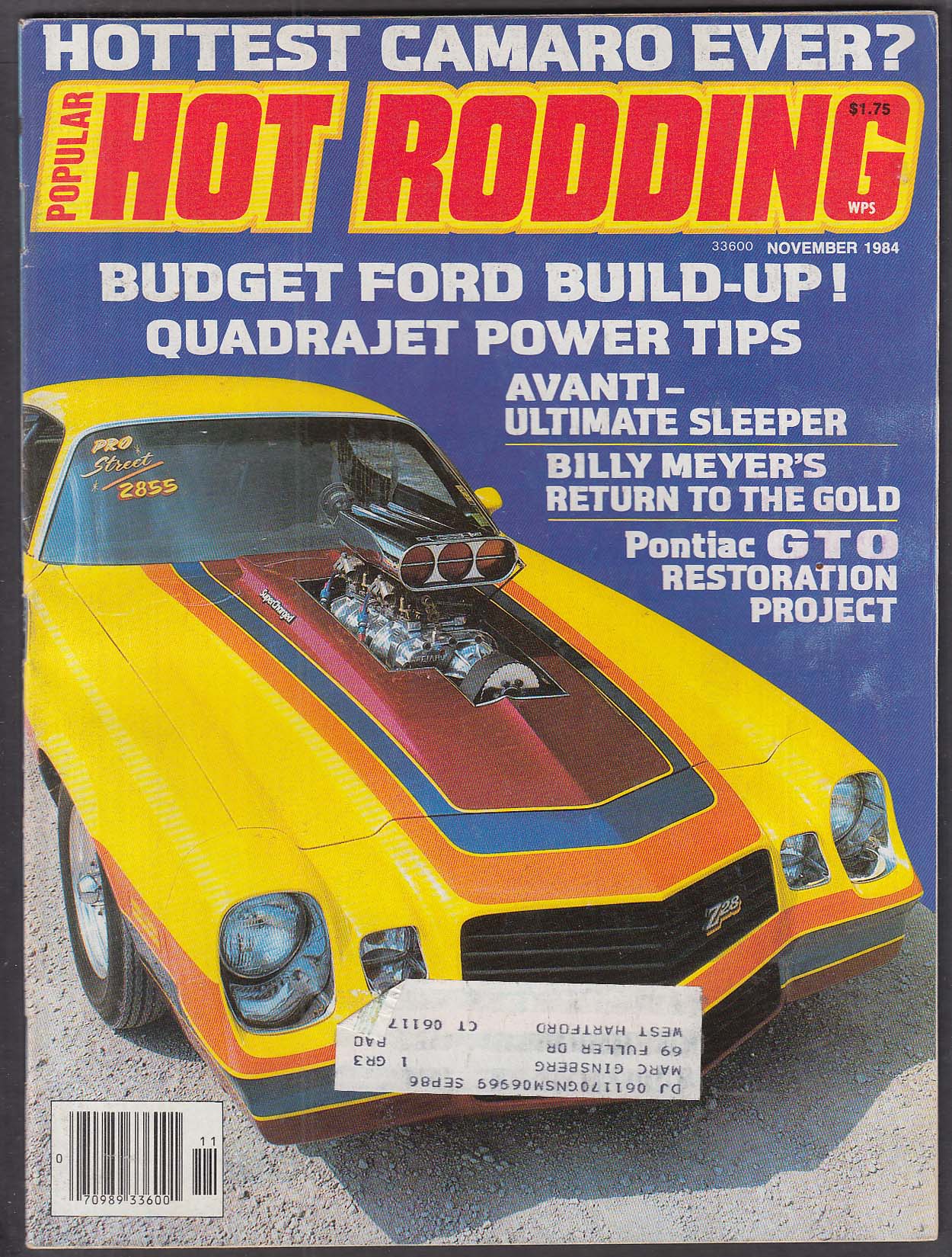 POPULAR HOT RODDING 20th Anniversary 1984 Studebaker Avanti 11 1984