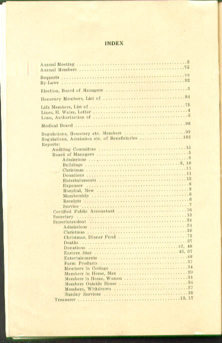 Connecticut Masonic Charity Foundation Report 1925