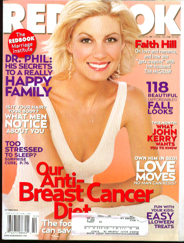 REDBOOK Faith Hill John Kerry 10 2004