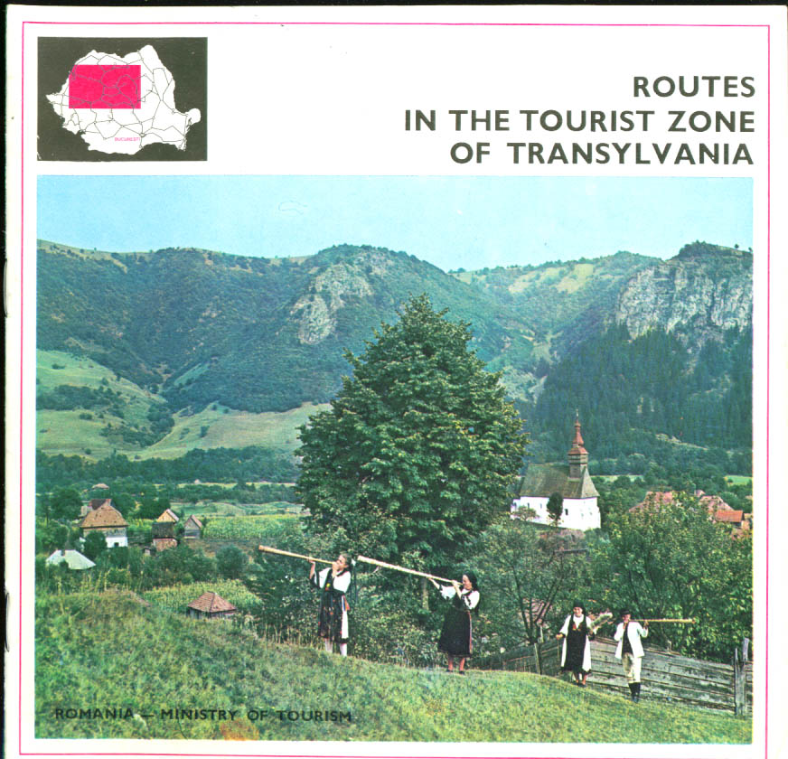 Transylvania Tourist Zone Routes Guide 1975