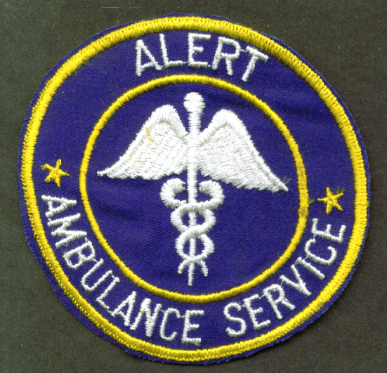 Alert Ambulance Service shoulder patch  