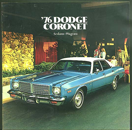 1976 Dodge Coronet 4-door Sedan & Station Wagon sales brochure