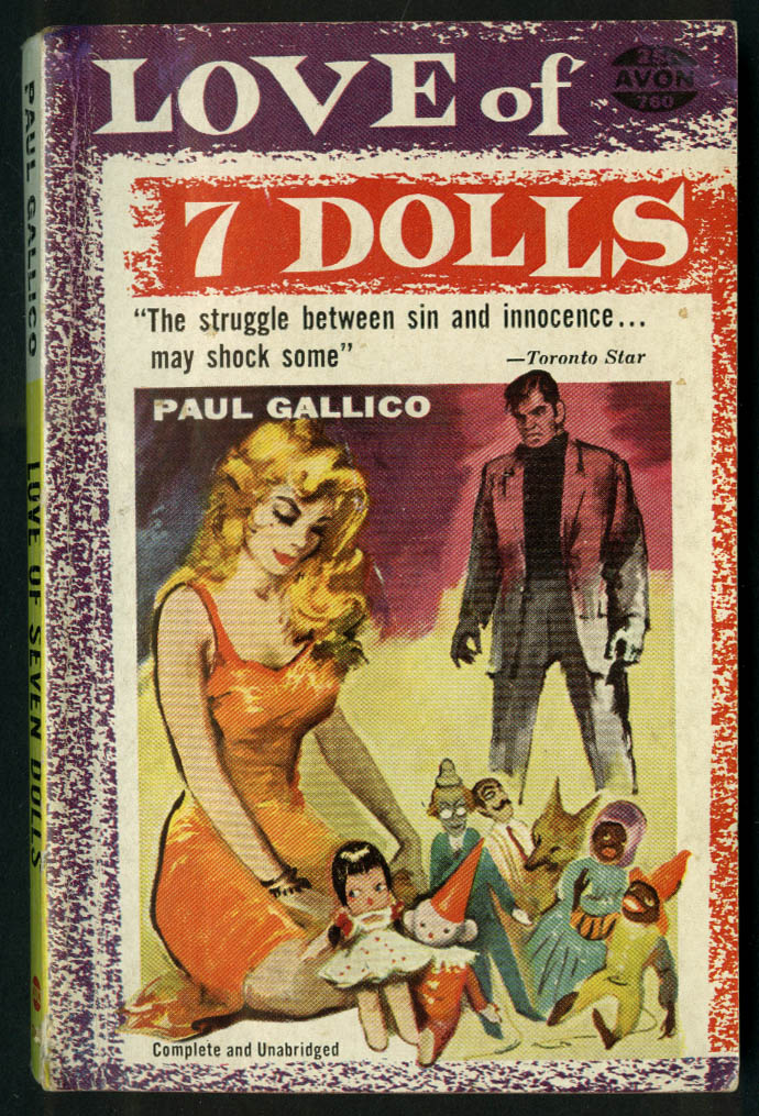 Paul Gallico Love of Seven Dolls GGA PB Blonde Cleavage