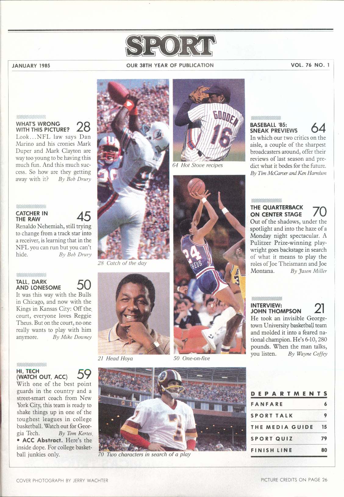 SPORT Dan Marino Jason Miller Mark Duper Clayton Renaldo Nehemiah 1 1985