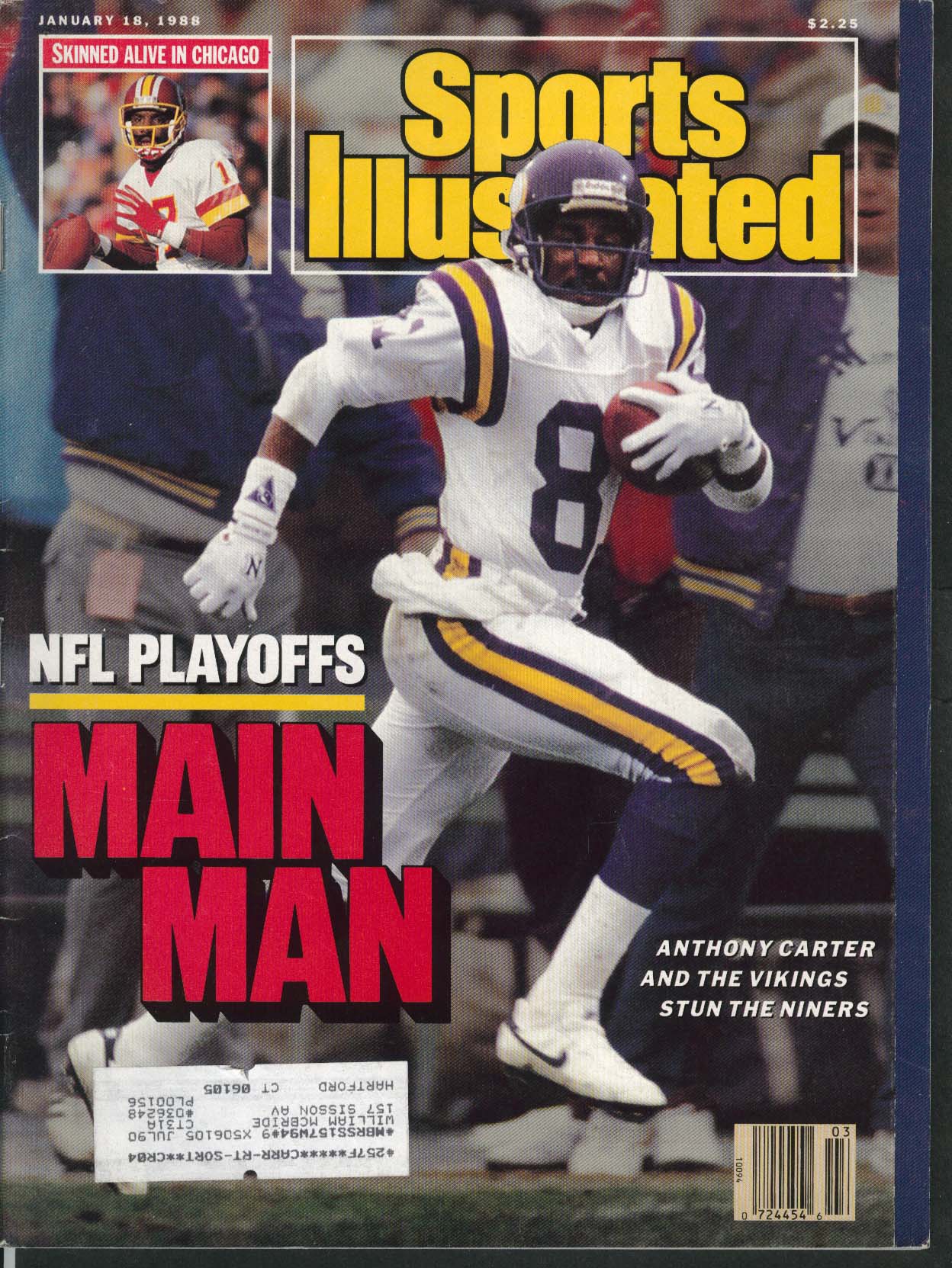 SPORTS ILLUSTRATED Anthony Carter Doug Williams John Elway Debi Thomas ...