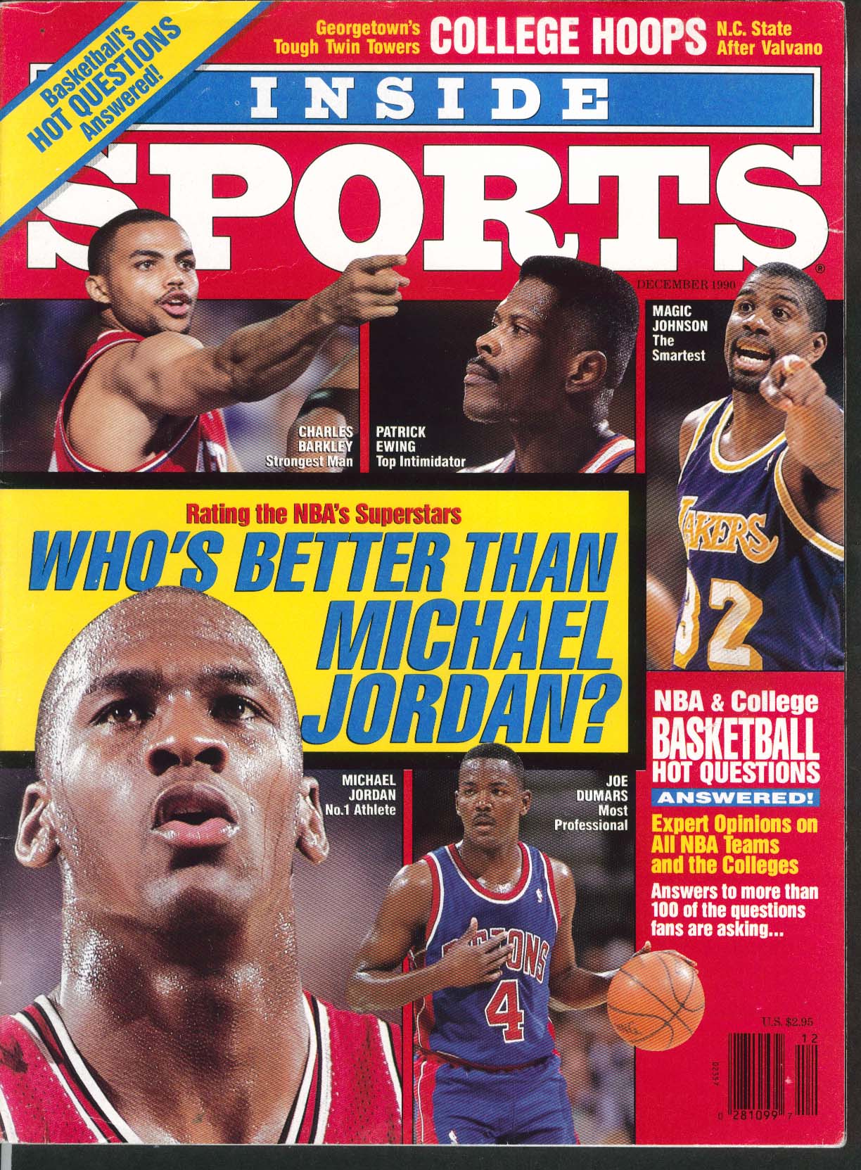 INSIDE SPORTS Michael Jordan Charles Barkley Magic Johnson Patrick ...