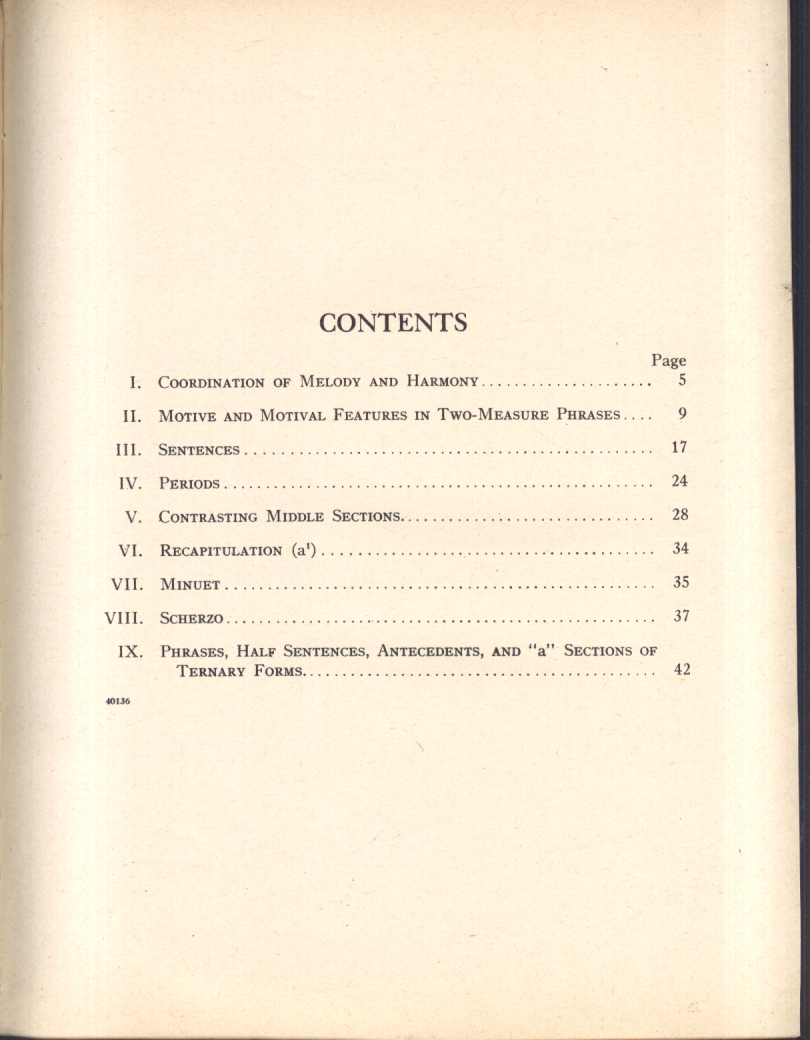 Arnold Schoenberg Models for Beginners in Composition 1943